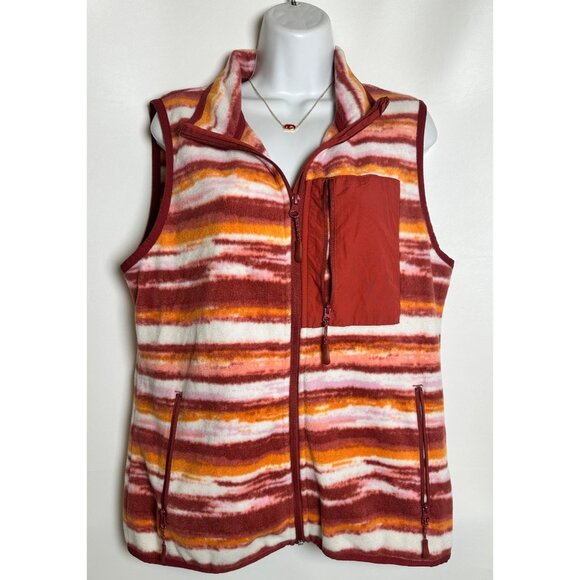 Telluride Clothing Company Fleece Vest Women Large Aztec Southwest Southwestern - Picture 4 of 8